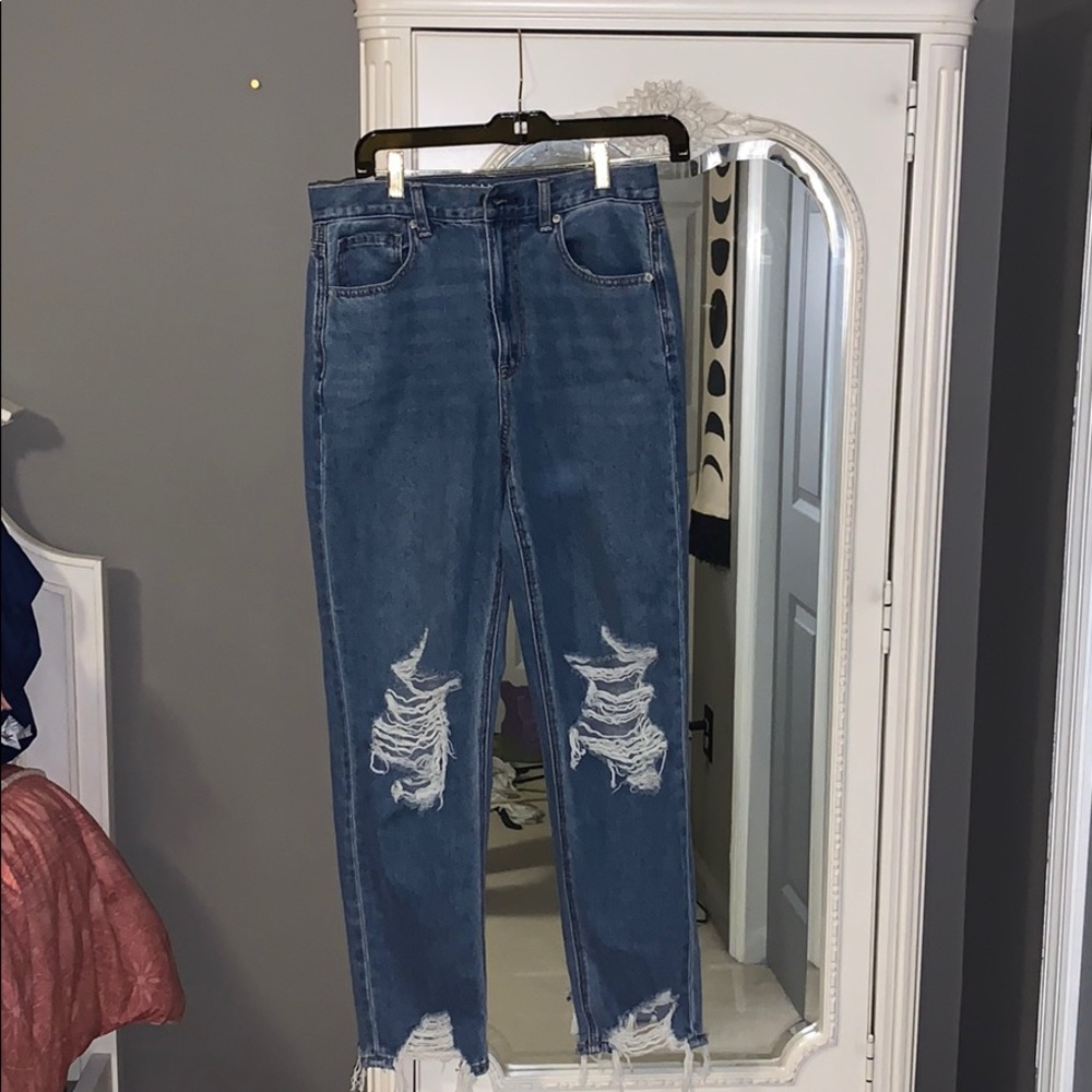 like new american eagle straight leg jeans